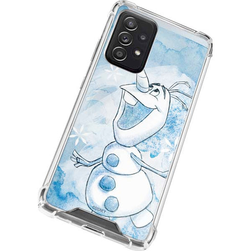 Disney Frozen Frozen Olaf Art Galaxy A52 5G Clear Case