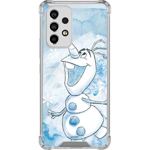 Disney Frozen Frozen Olaf Art Galaxy A53 5G Clear Case