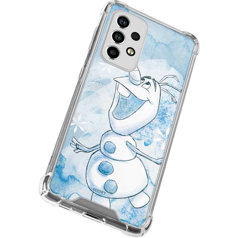 Disney Frozen Frozen Olaf Art Galaxy A53 5G Clear Case