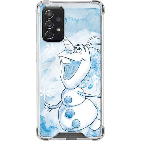 Disney Frozen Frozen Olaf Art Galaxy A72 5G Clear Case