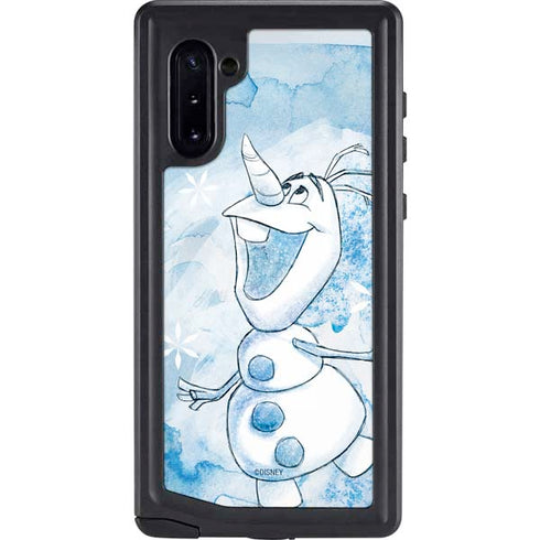 Disney Frozen Frozen Olaf Art Galaxy Note 10 Waterproof Case