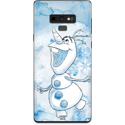 Disney Frozen Frozen Olaf Art Galaxy Note 9 Skin