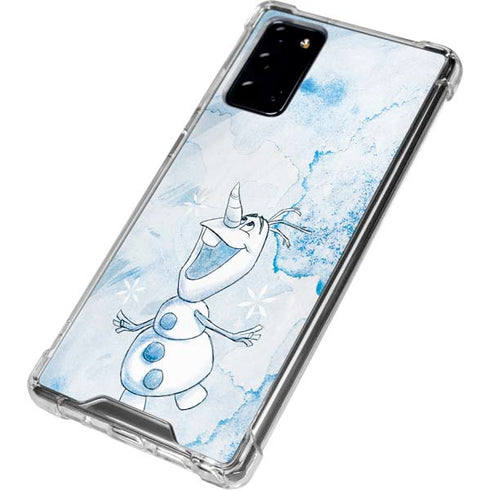 Disney Frozen Frozen Olaf Art Galaxy Note20 5G Clear Case