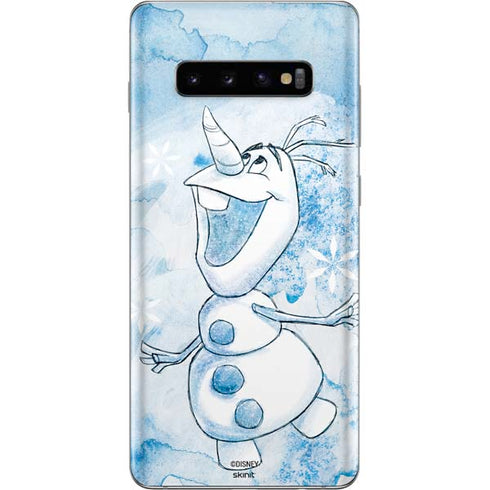 Disney Frozen Frozen Olaf Art Galaxy S10 Plus Skin