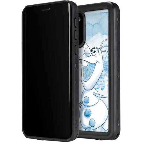 Disney Frozen Frozen Olaf Art Galaxy S20 Plus Waterproof Case