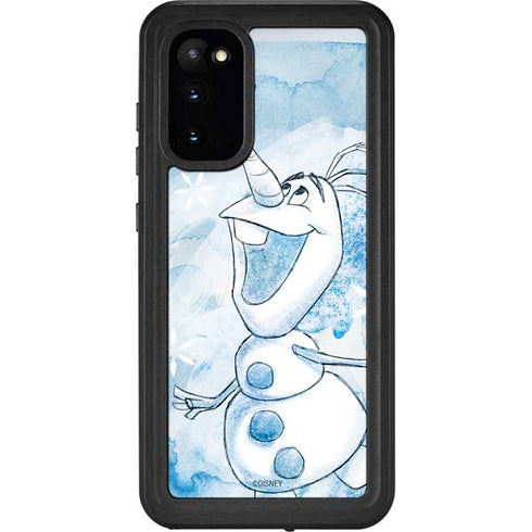 Disney Frozen Frozen Olaf Art Galaxy S20 Waterproof Case