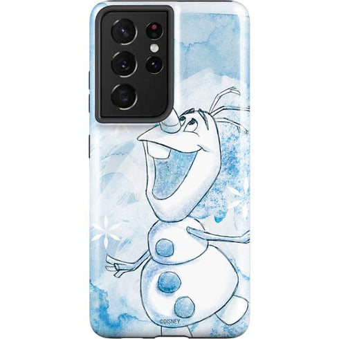 Disney Frozen Frozen Olaf Art Galaxy S21 Ultra 5G Pro Case