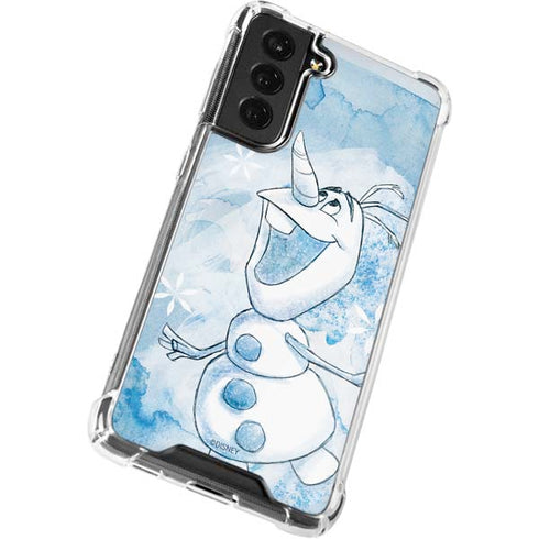 Disney Frozen Frozen Olaf Art Galaxy S22 Clear Case