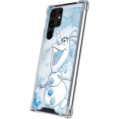 Disney Frozen Frozen Olaf Art Galaxy S22 Ultra Clear Case