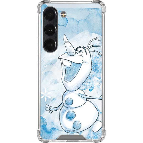 Disney Frozen Frozen Olaf Art Galaxy S23 Clear Case
