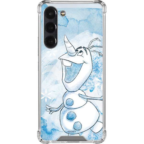 Disney Frozen Frozen Olaf Art Galaxy S23 Plus Clear Case