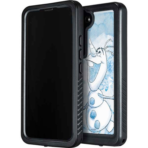 Disney Frozen Frozen Olaf Art Galaxy S23 Plus Waterproof Case