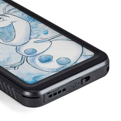 Disney Frozen Frozen Olaf Art Galaxy S23 Plus Waterproof Case