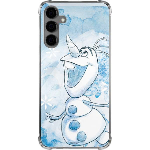 Disney Frozen Frozen Olaf Art Galaxy S24 Plus Clear Case