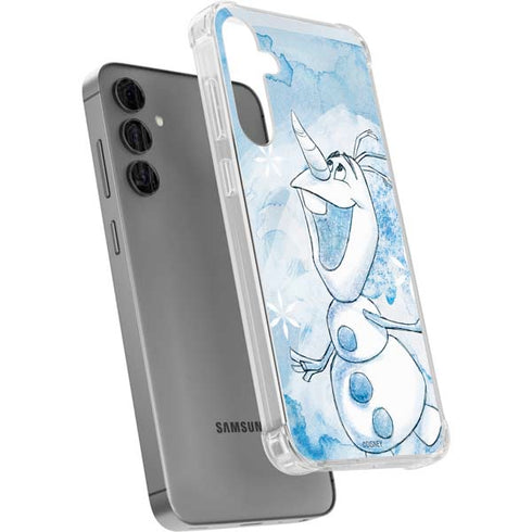 Disney Frozen Frozen Olaf Art Galaxy S24 Plus Clear Case