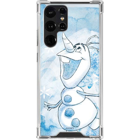 Disney Frozen Frozen Olaf Art Galaxy S24 Ultra Clear Case