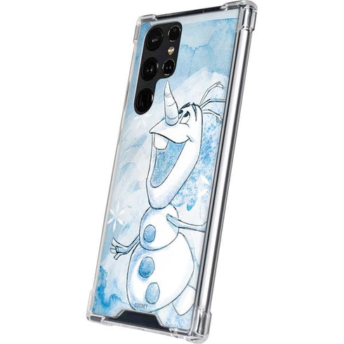 Disney Frozen Frozen Olaf Art Galaxy S24 Ultra Clear Case