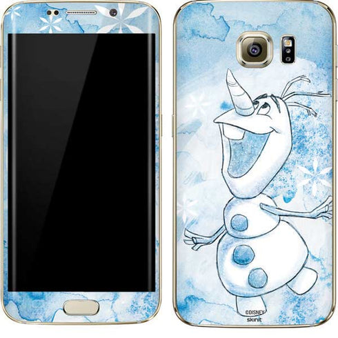 Disney Frozen Frozen Olaf Art Galaxy S7 Edge Skin