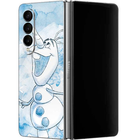 Disney Frozen Frozen Olaf Art Galaxy Z Fold4 5G Skin