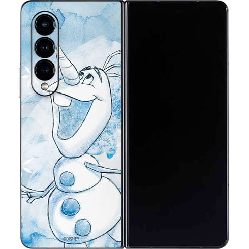 Disney Frozen Frozen Olaf Art Galaxy Z Fold4 5G Skin