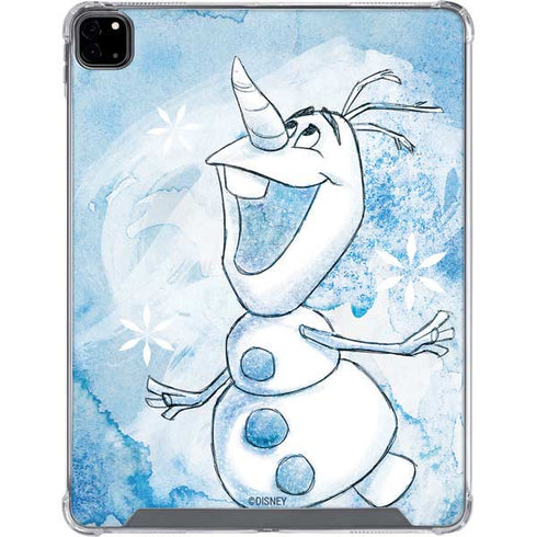 Disney Frozen Frozen Olaf Art iPad Pro 12.9in (2020) Clear Case