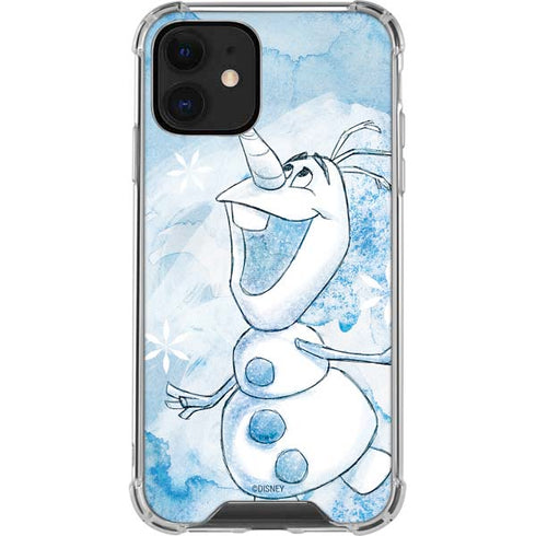 Disney Frozen Frozen Olaf Art iPhone 12 Clear Case
