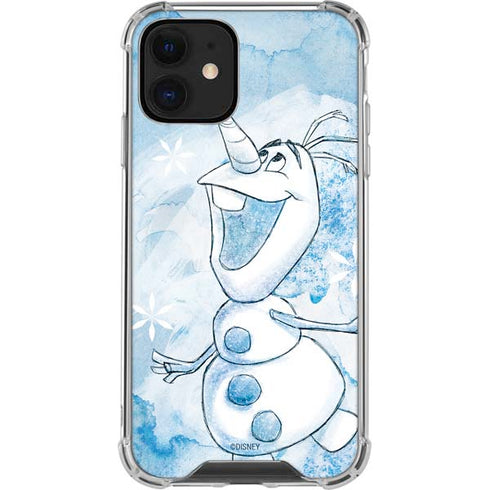 Disney Frozen Frozen Olaf Art iPhone 12 Mini Clear Case