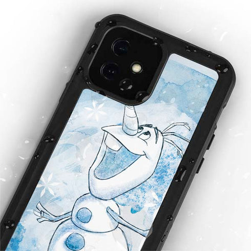 Disney Frozen Frozen Olaf Art iPhone 12 Mini Waterproof Case