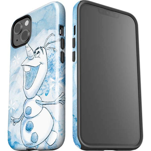 Disney Frozen Frozen Olaf Art iPhone 14 Plus Impact Case