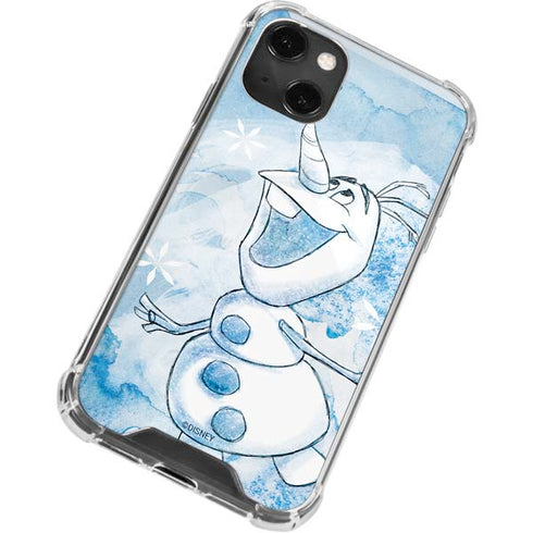 Disney Frozen Frozen Olaf Art iPhone 14 Plus Clear Case
