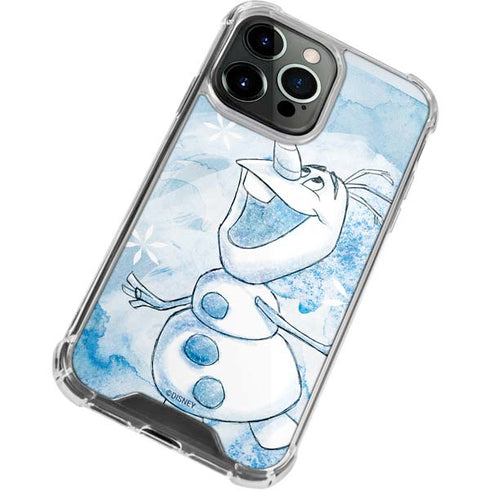 Disney Frozen Frozen Olaf Art iPhone 14 Pro Clear Case