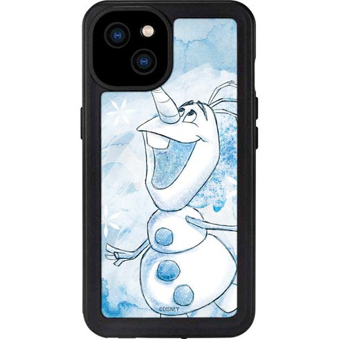 Disney Frozen Frozen Olaf Art iPhone 15 Plus Waterproof Case