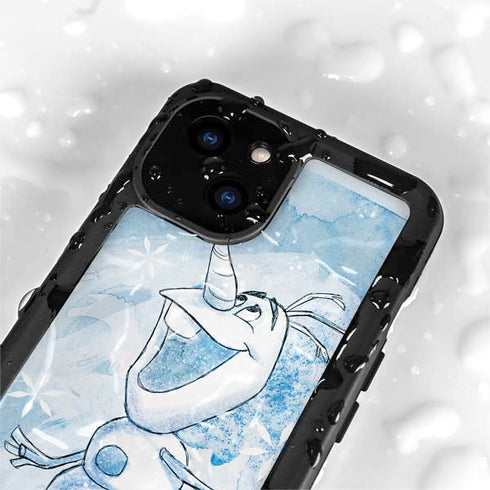 Disney Frozen Frozen Olaf Art iPhone 15 Plus Waterproof Case