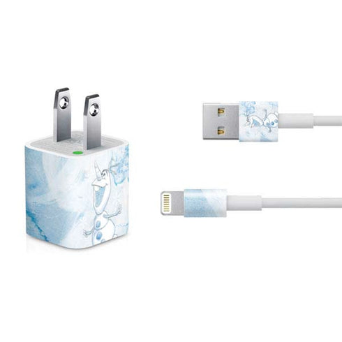 Disney Frozen Frozen Olaf Art iPhone Charger (5W USB) Skin