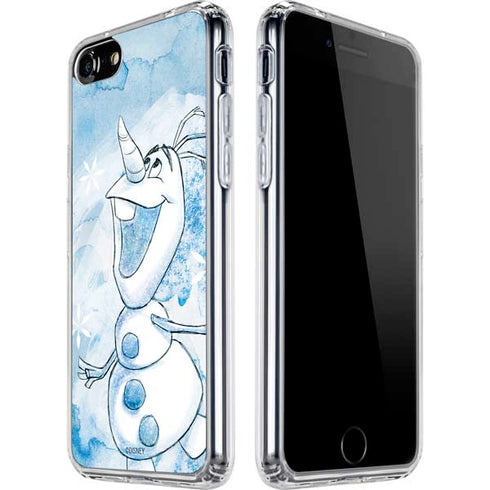 Disney Frozen Frozen Olaf Art iPhone SE (2nd & 3rd Gen) Clear Case