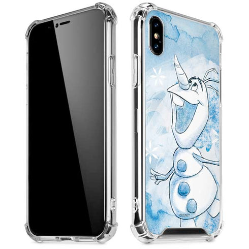 Disney Frozen Frozen Olaf Art iPhone XS Max Clear Case