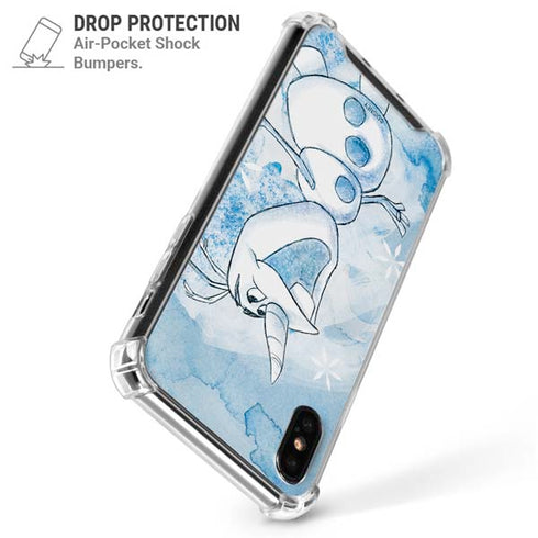Disney Frozen Frozen Olaf Art iPhone XS Max Clear Case