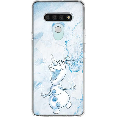Disney Frozen Frozen Olaf Art LG Stylo 6 Clear Case
