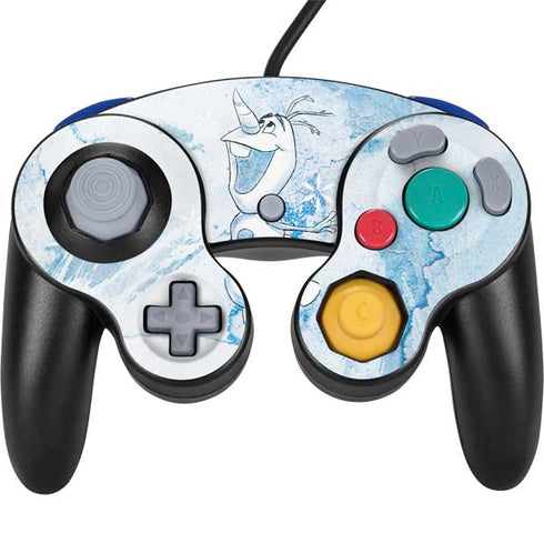 Disney Frozen Frozen Olaf Art Nintendo GameCube Controller Skin