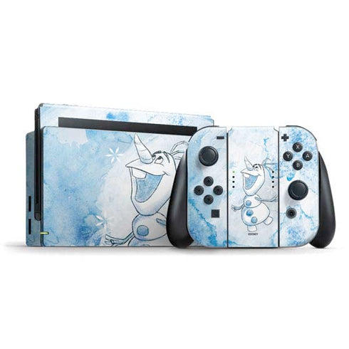 Disney Frozen Frozen Olaf Art Nintendo Switch Bundle Skin