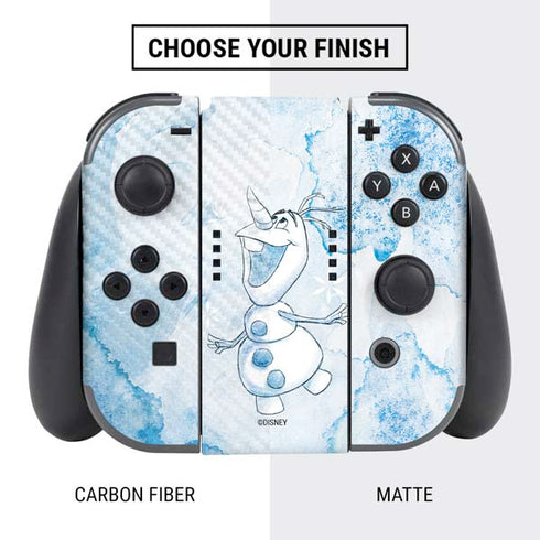 Disney Frozen Frozen Olaf Art Nintendo Switch Bundle Skin