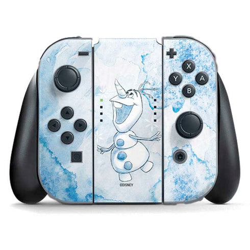 Disney Frozen Frozen Olaf Art Nintendo Switch (2017-2021) Joy-Con Controller Skin
