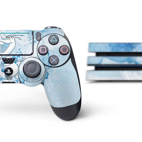 Disney Frozen Frozen Olaf Art PS4 Pro Bundle Skin