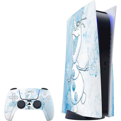 Disney Frozen Frozen Olaf Art PS5 Bundle Skin