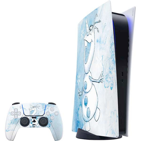 Disney Frozen Frozen Olaf Art PS5 Digital Edition Bundle Skin