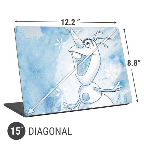 Disney Frozen Frozen Olaf Art Universal Laptop 15in (12.2 x 8.8in) Skin