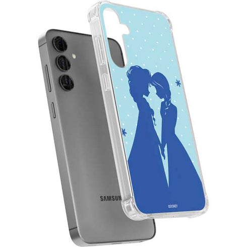 Disney Frozen Frozen Silhouettes Galaxy S24 Plus Clear Case