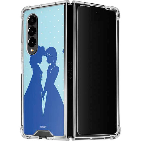 Disney Frozen Frozen Silhouettes Galaxy Z Fold4 5G Clear Case