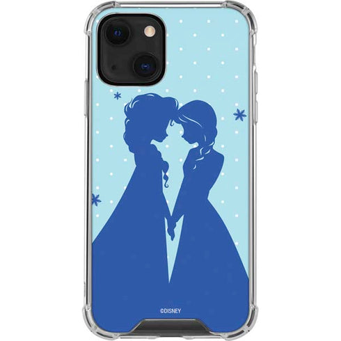 Disney Frozen Frozen Silhouettes iPhone 13 Mini Clear Case