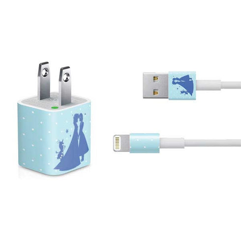 Disney Frozen Frozen Silhouettes iPhone Charger (5W USB) Skin